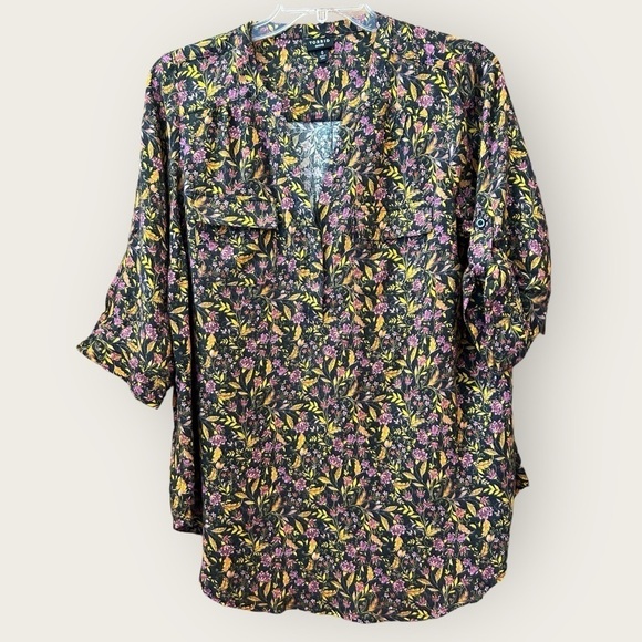 Harper Brushed Rayon Pullover 3/4 Sleeve Tunic Blouse/ size 0 - Picture 2 of 16